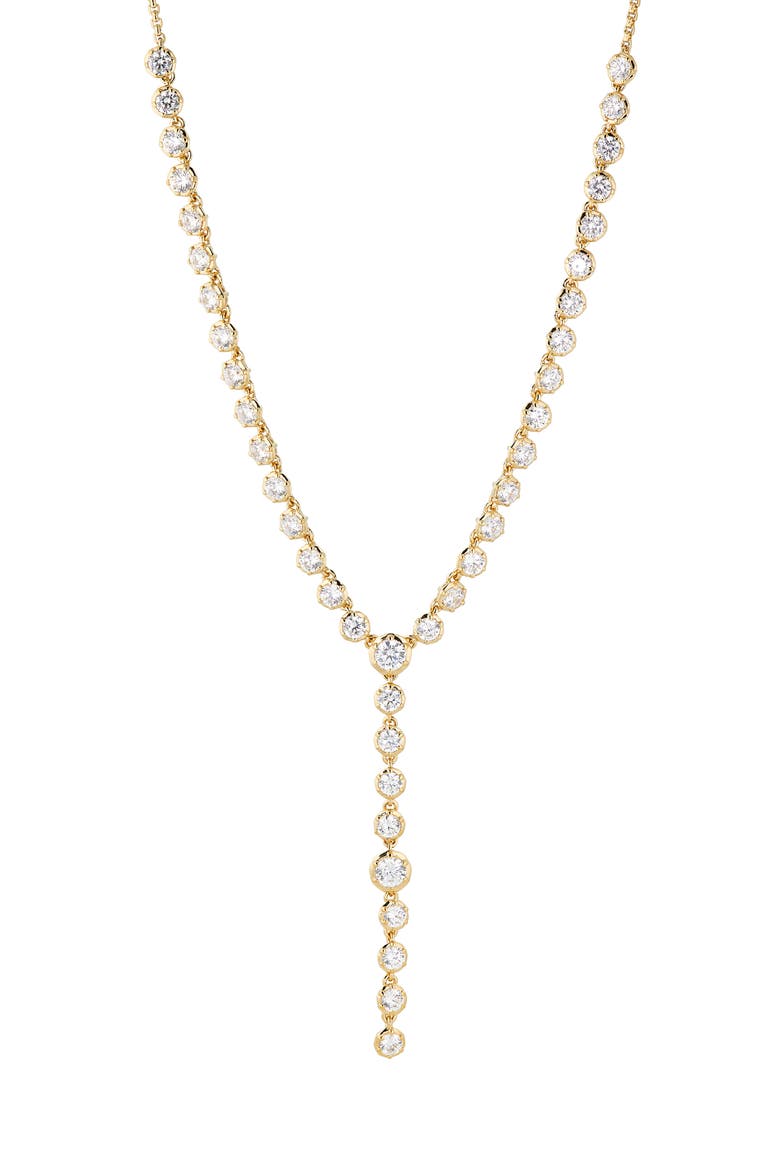 Cleo Slider Y-Necklace, Main, color, GOLD
