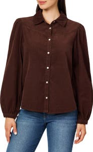 Kensie Western Button-Up Shirt