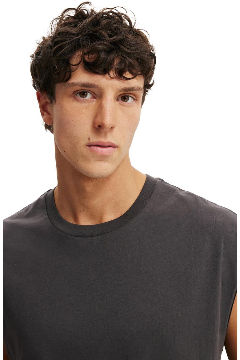 Men's Cropped Fit Muscle, Alternate, color, Faded Slate