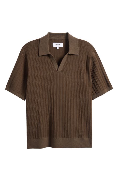 Siena Textured Cotton Blend Polo