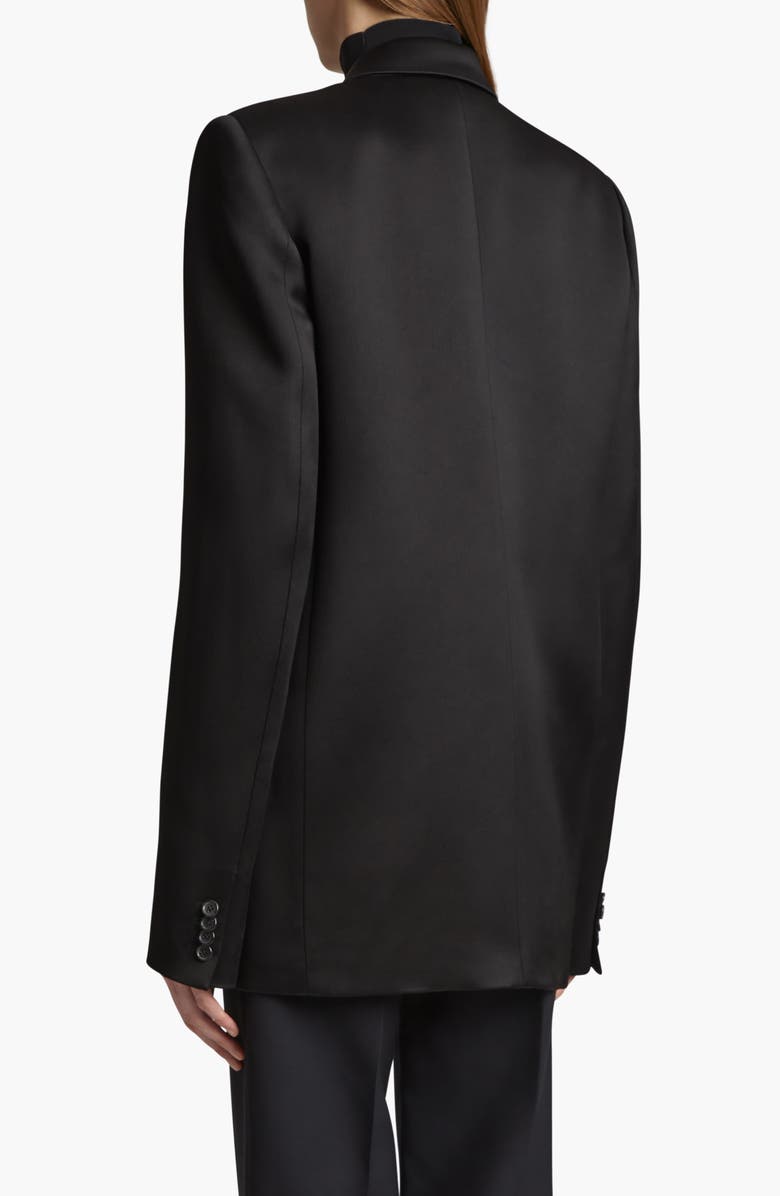 Khaite Willow Satin Blazer, Alternate, color, 