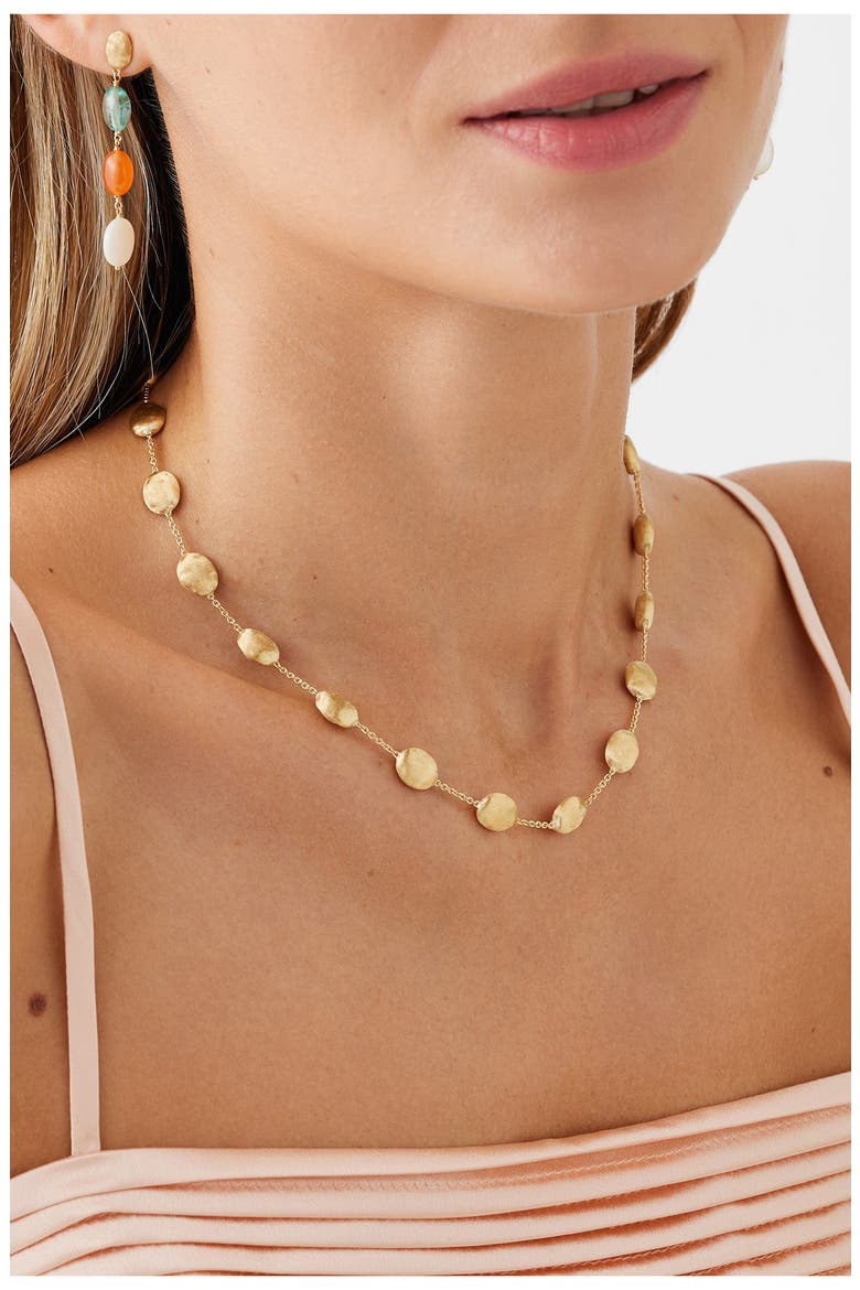 Siviglia Station Necklace, Alternate, color, 18K YELLOW GOLD