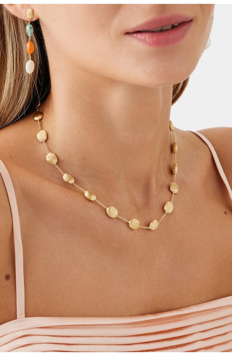 Marco Bicego Siviglia Station Necklace, Alternate, color, 18K Yellow Gold