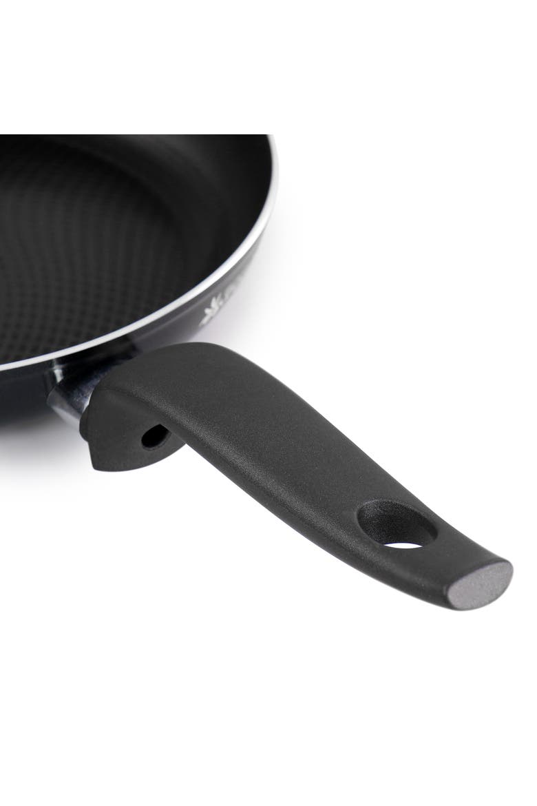 Cortona 10 Inch Nonstick Aluminum Frying Pan, Alternate, color, Cool Black