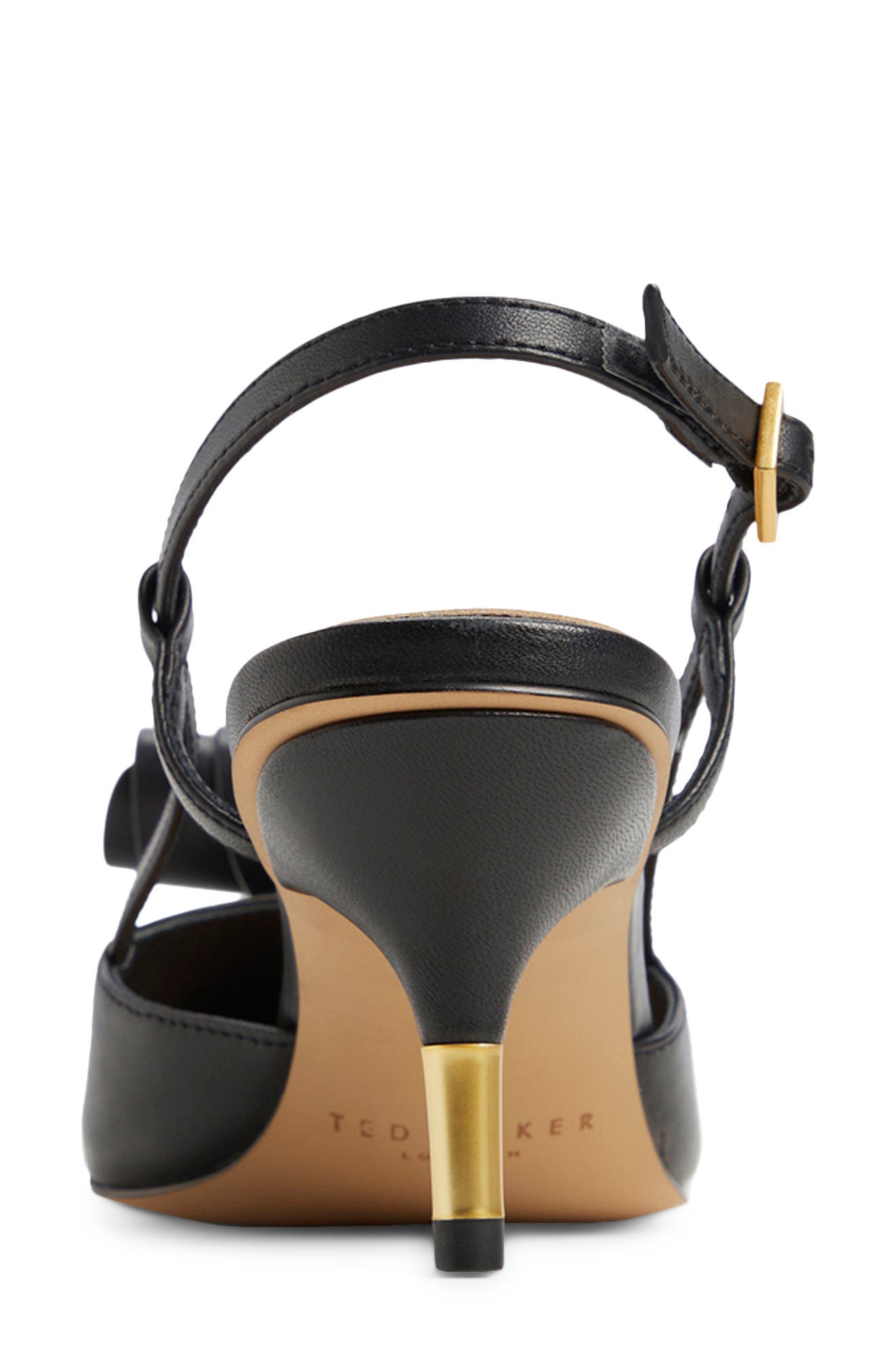 Ted Baker London Romy Pointed Toe Slingback Pump, Alternate, color, Black