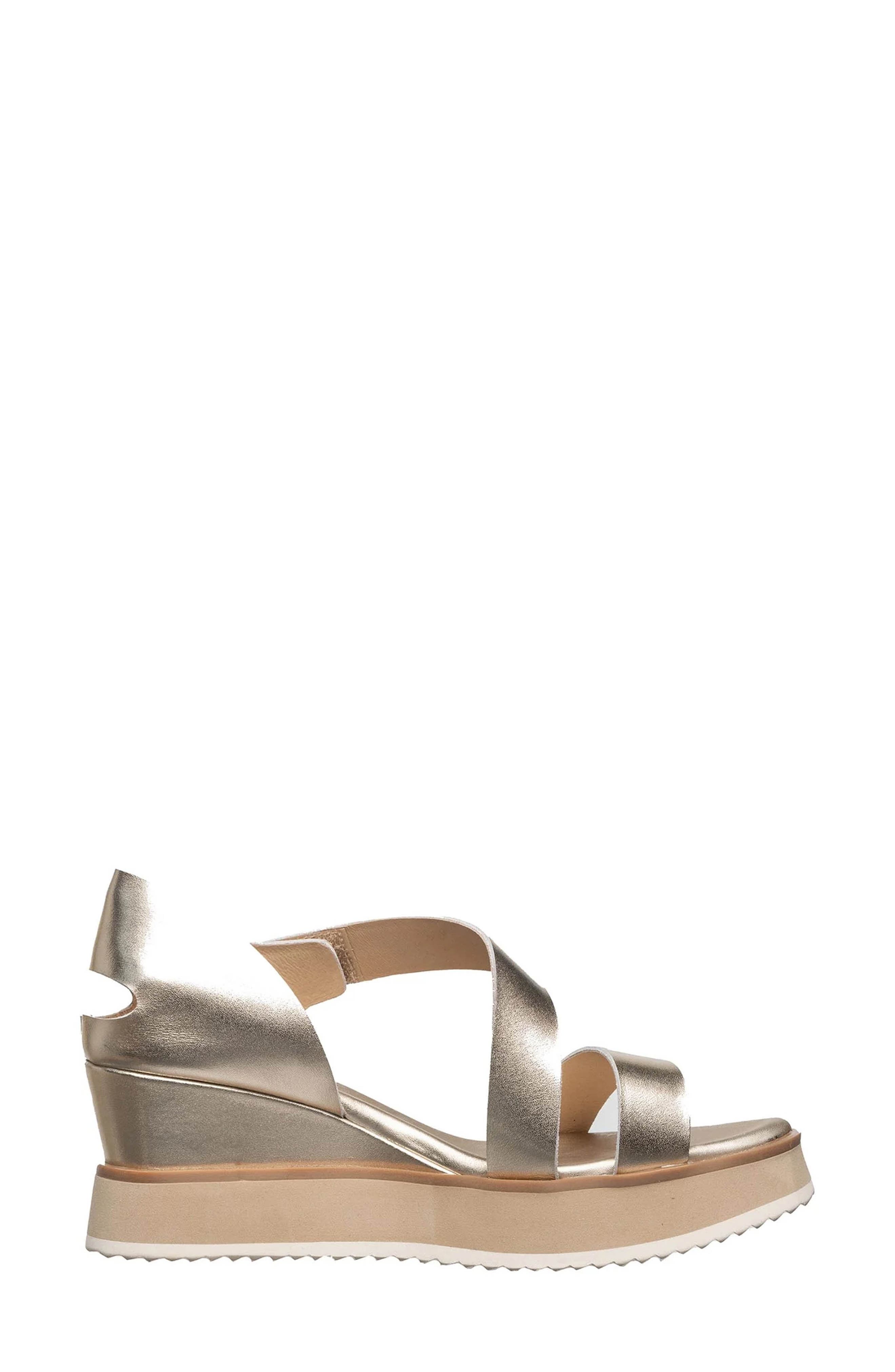 ANTELOPE Dorie Platform Wedge Sandal, Alternate, color, Champagne
