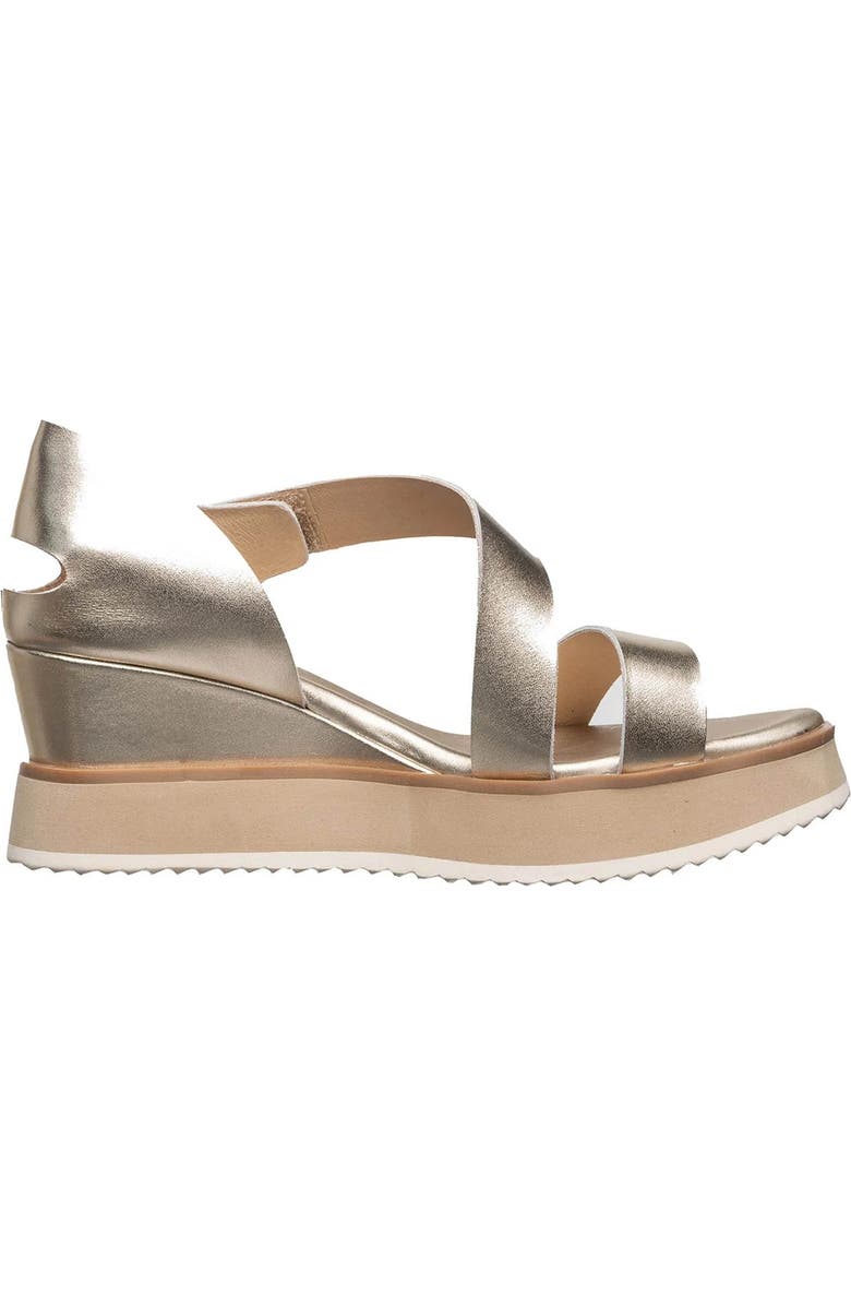 ANTELOPE Dorie Platform Wedge Sandal, Alternate, color, Champagne
