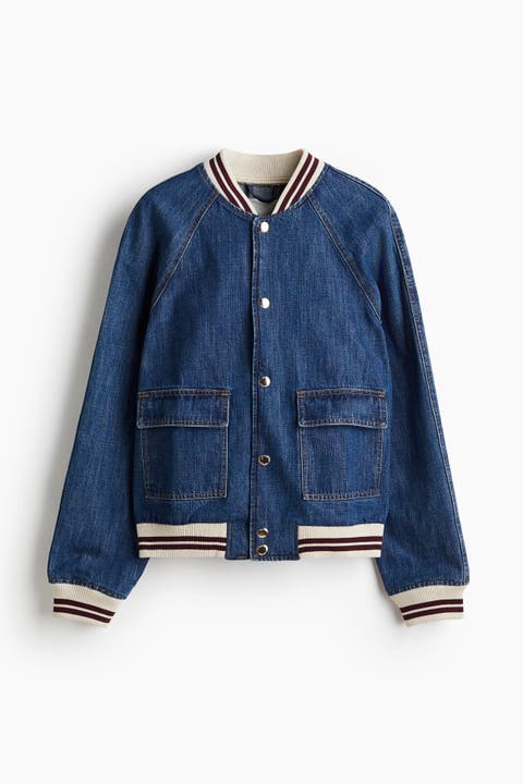 Denim Bomber Jacket