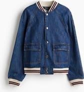 H&M Denim Bomber Jacket