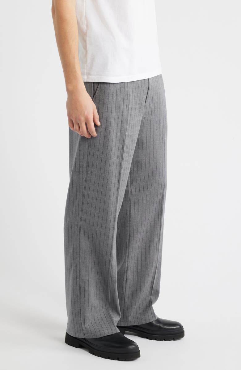 KROST Pinstripe Herringbone Dress Pants, Alternate, color, Nimbus Cloud
