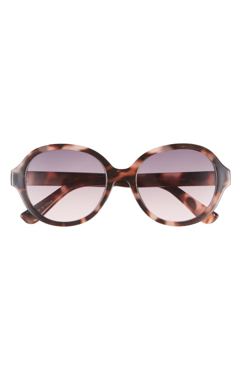BP. Gradient Round Sunglasses, Main, color, Tortoise