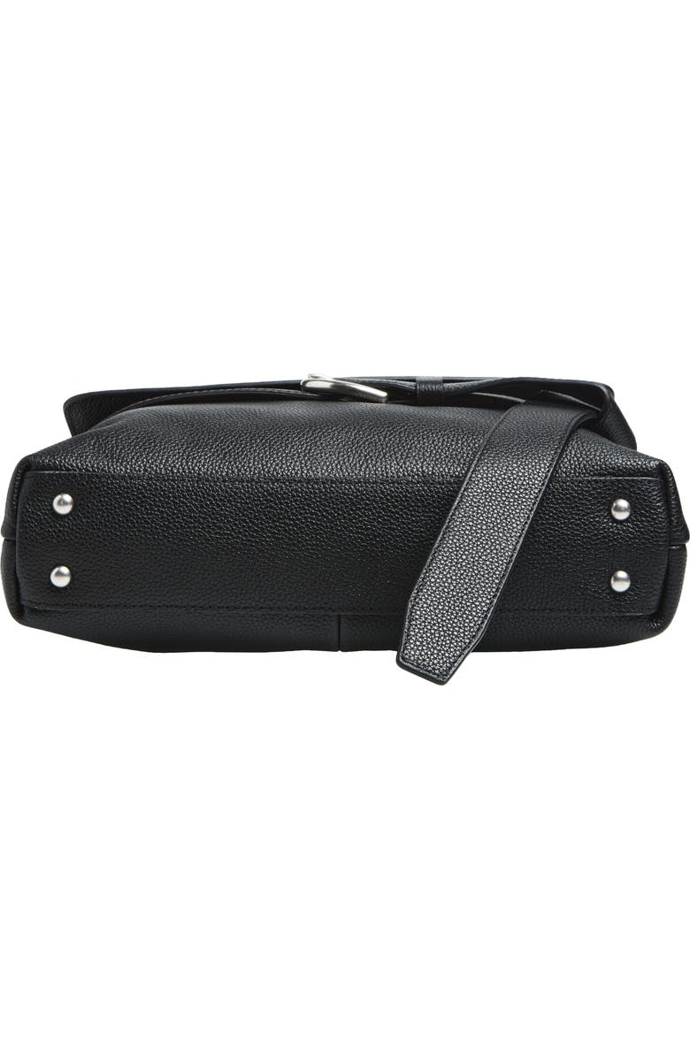 rag & bone Lexington Leather Crossbody Bag, Alternate, color, Black