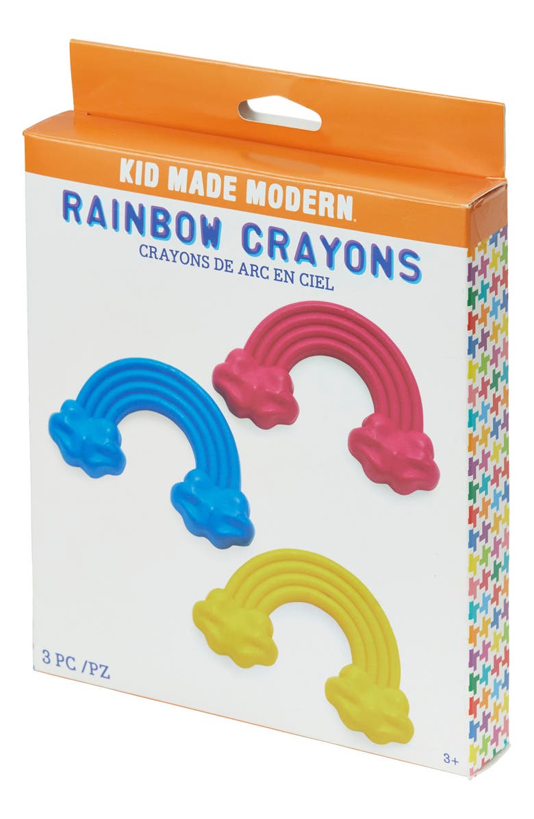 Kid Made Modern Rainbow Crayons - Set of 3, Alternate, color,