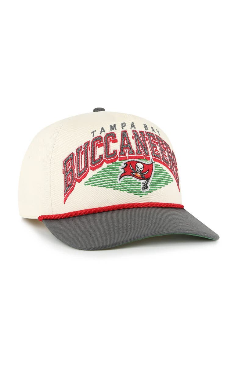'47 Men's '47 Cream Tampa Bay Buccaneers Pomona Rope Hitch Adjustable Hat, Alternate, color, Cream