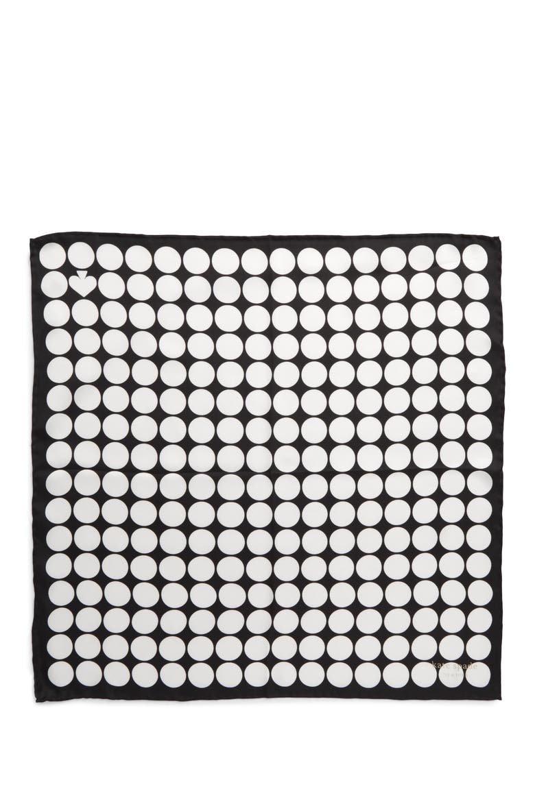 dance floor silk bandana, Alternate, color, BLACK