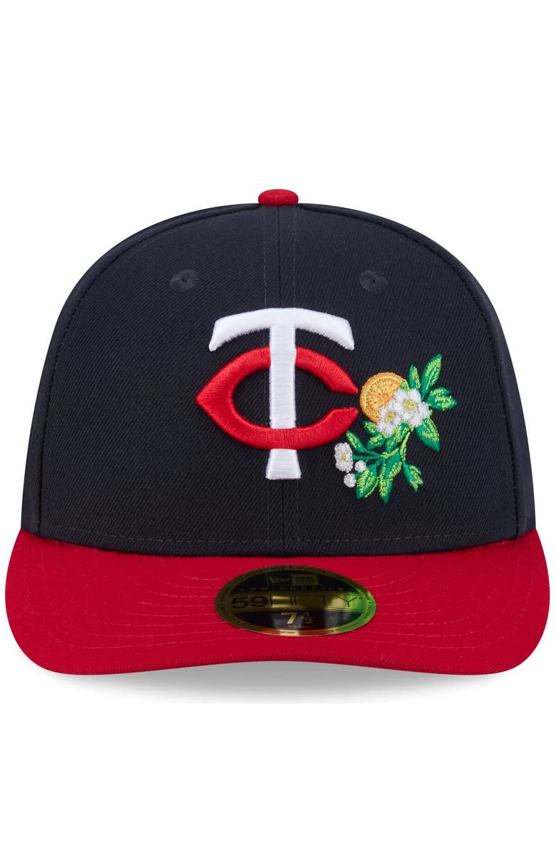 New Era Men's New Era Navy/Red Minnesota Twins 2026 Spring Training Low Profile 59FIFTY Fitted Hat, Alternate, color, Navy