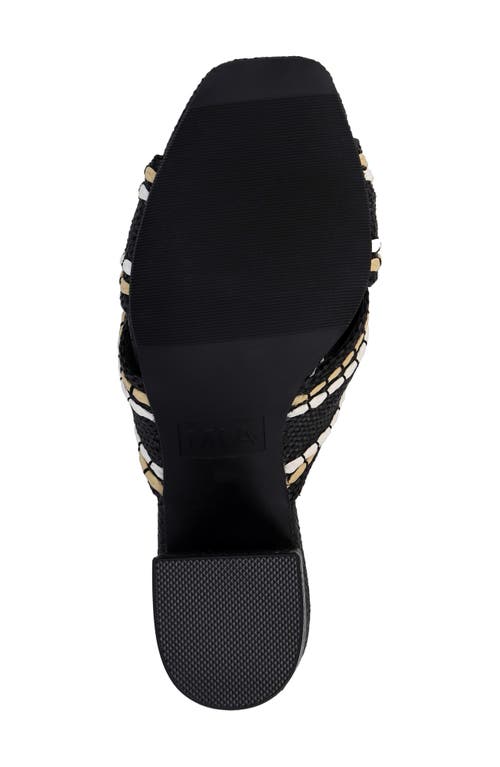 Shop Mia Hania Block Heel Sandal In Black