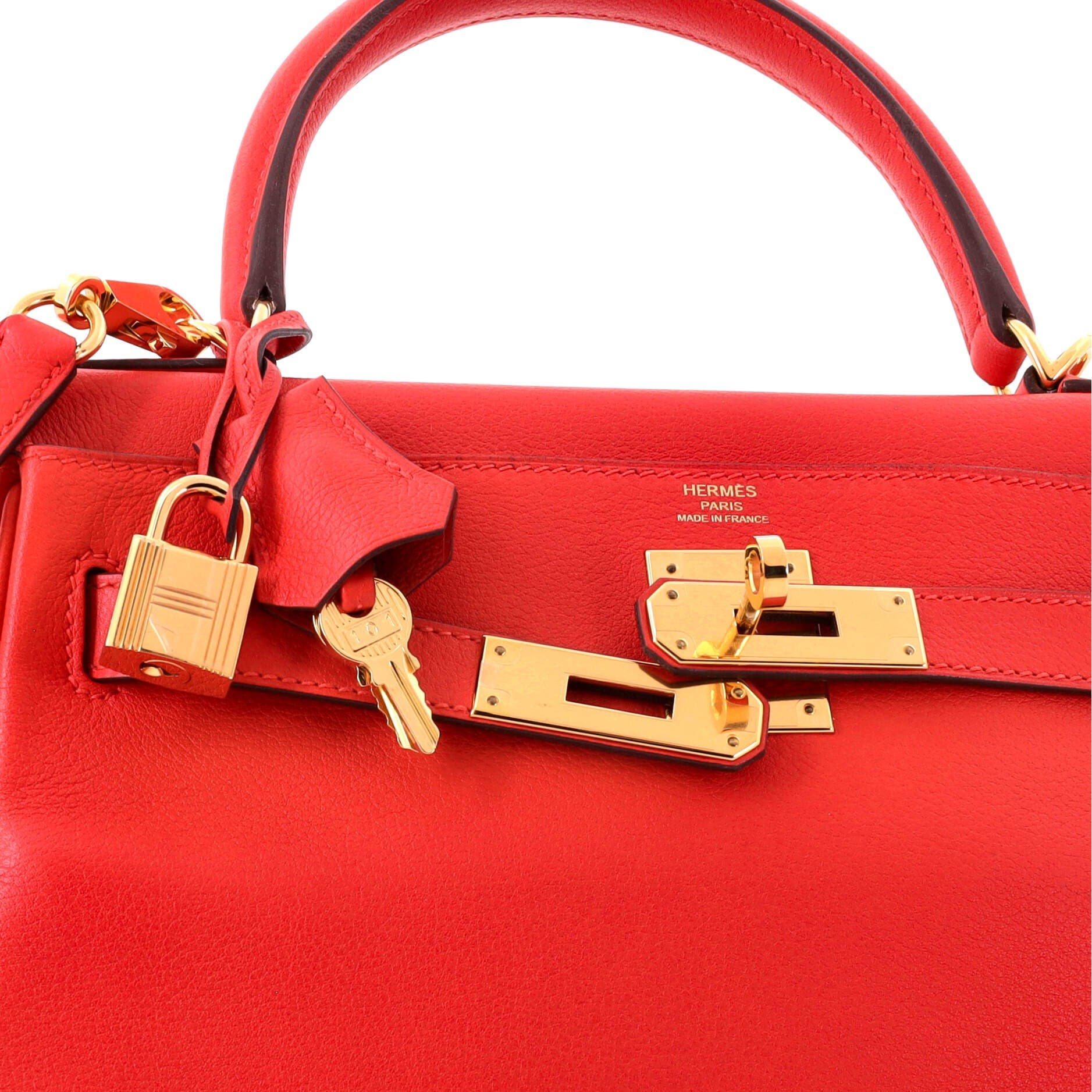Kelly Handbag Red Evercolor with Gold Hardware 28, Alternate, color, Red