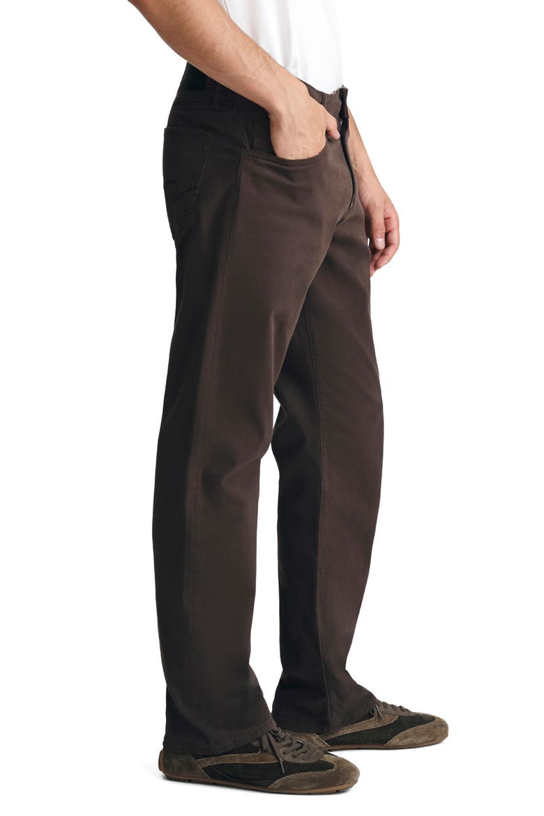 Matt Relaxed Straight Leg Twill Jeans, Alternate, color, BITTER CASUAL TWILL