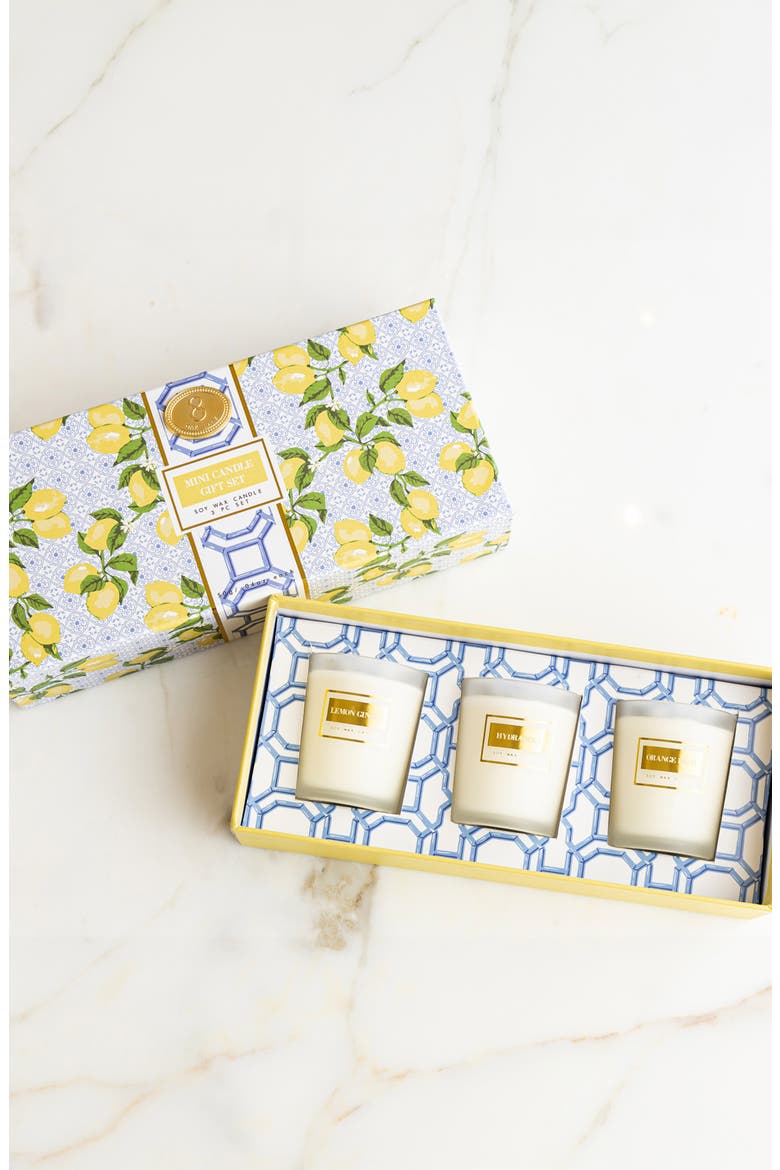 3-Piece Mini Soy Wax Candle Set, Alternate, color, BLUE