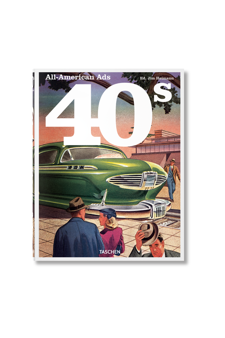 All American Ads of the 40s English French German Book, Main, color, multicolor