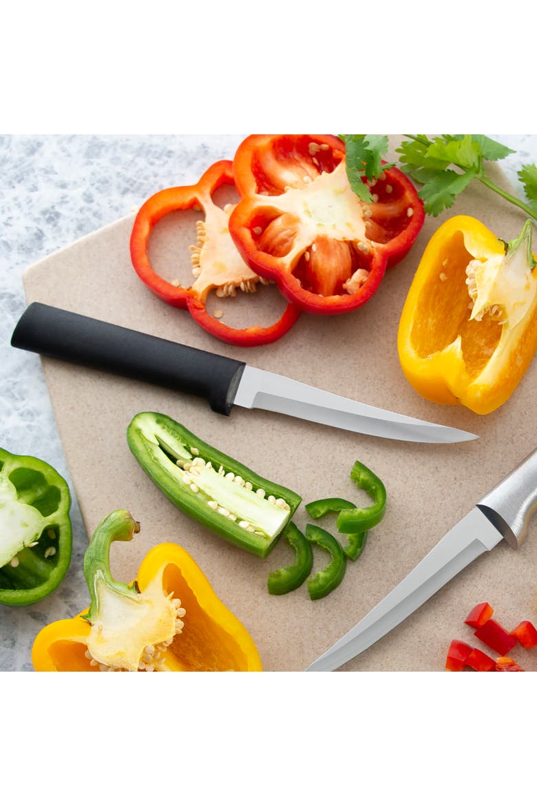 4-Piece Meal Prep Knife Set in Gift Box, Alternate, color, Black