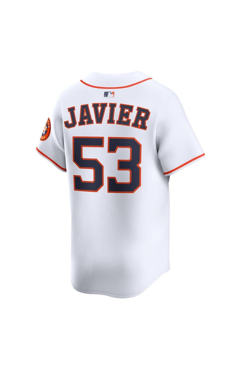 Nike Men's Nike Cristian Javier White Houston Astros Home Limited Player Jersey, Alternate, color, White