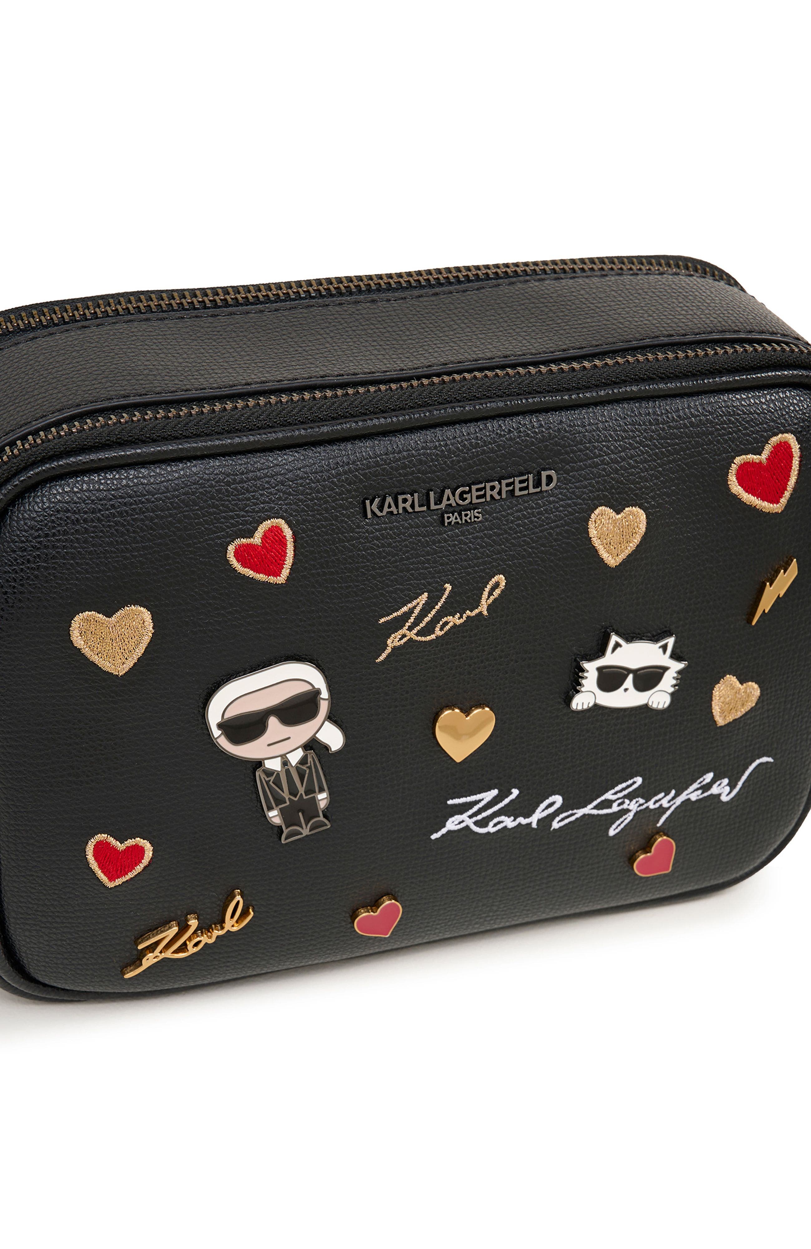 KARL LAGERFELD PARIS Maybelle Crossbody, Alternate, color, Multi/Black