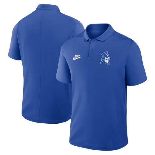Nike Royal Duke Blue Devils Primetime Victory Legacy Vault Logo Performance Polo
