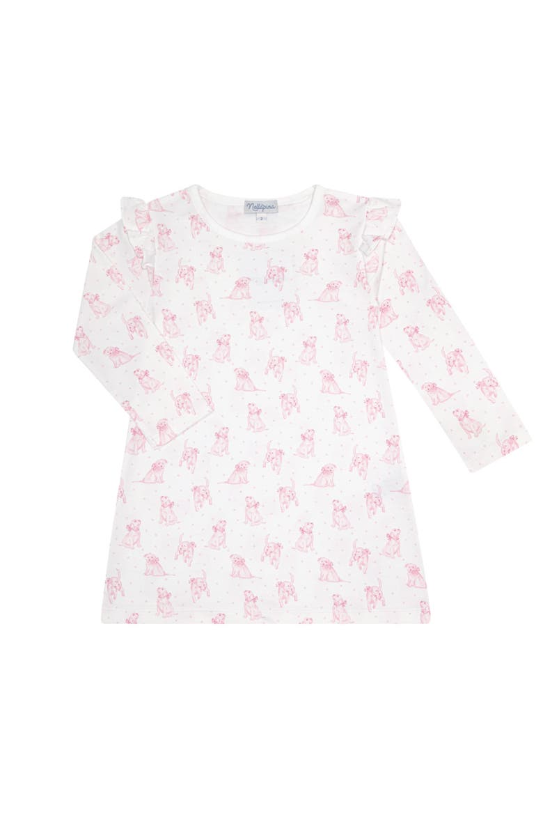 Pink Puppy Love Print Playtime Dress - Toddler & Little Kid, Main, color, Pink