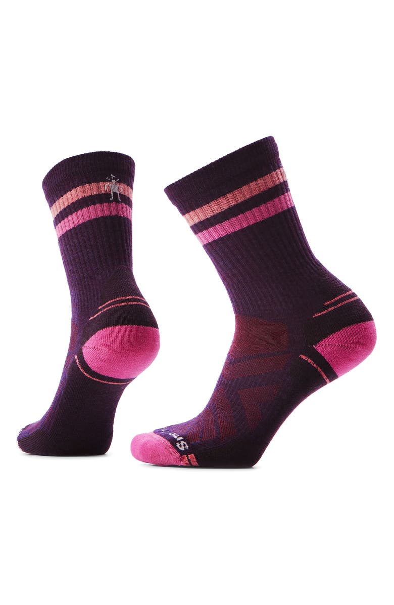 Smartwool Hike Light Cushion Tube Crew Socks, Main, color, Purple Iris