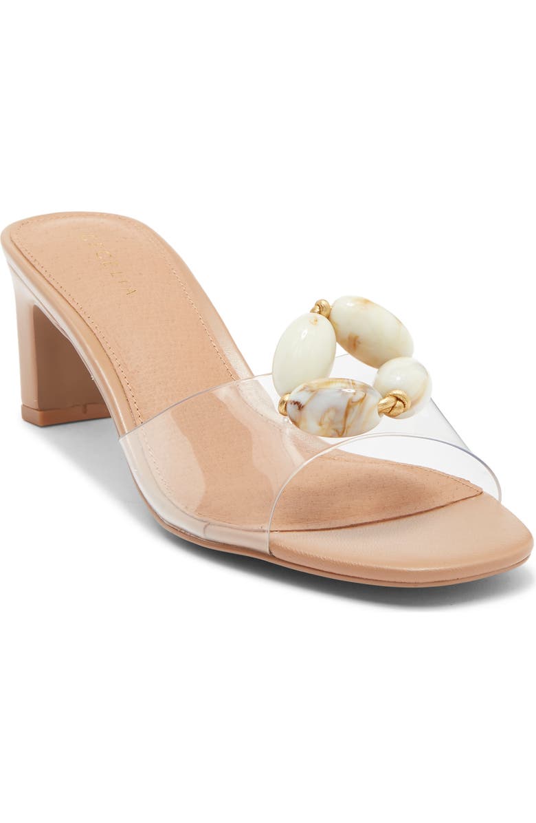 Cecelia New York Jessy Slide Sandal, Main, color, Tea White