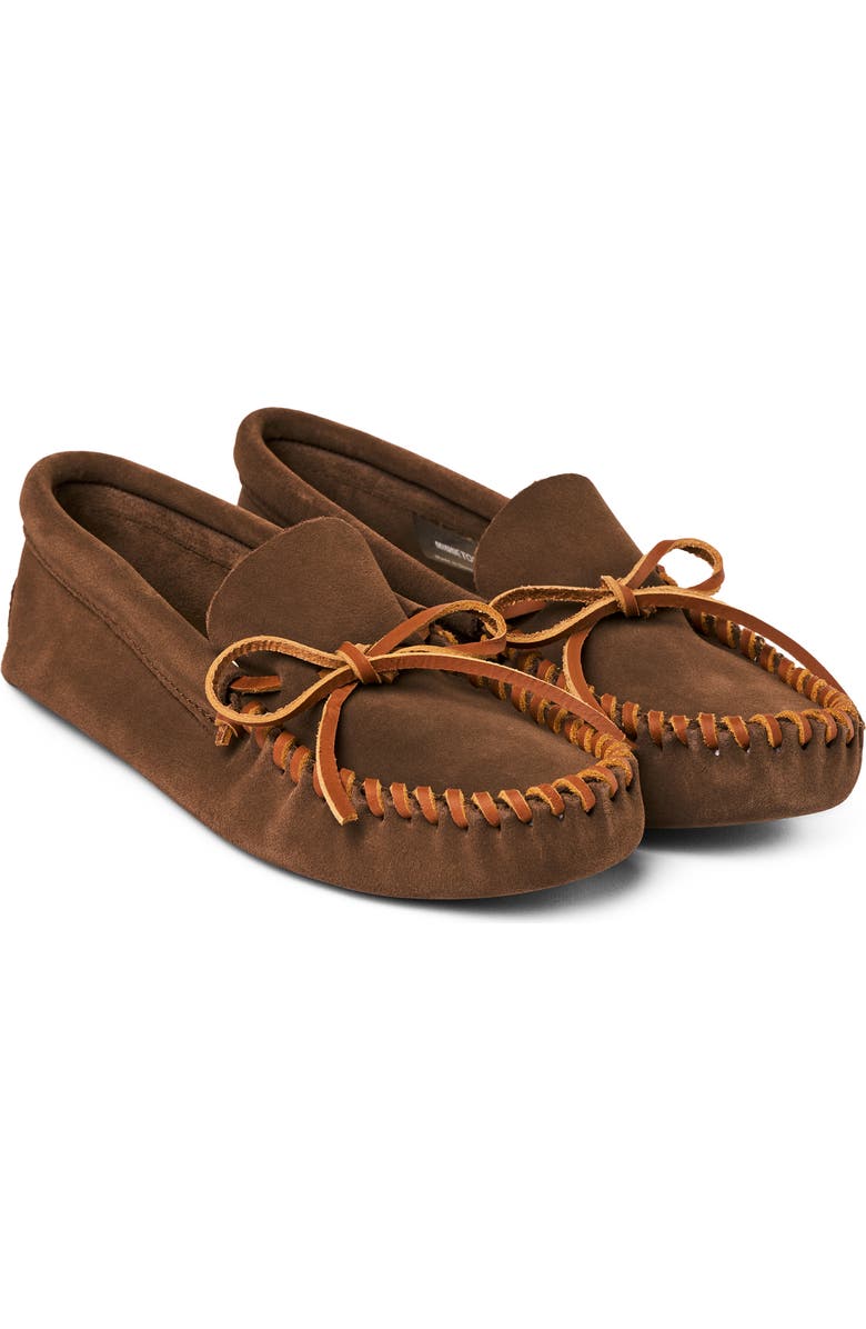 Minnetonka Softsole Loafer, Alternate, color, Autumn Brown