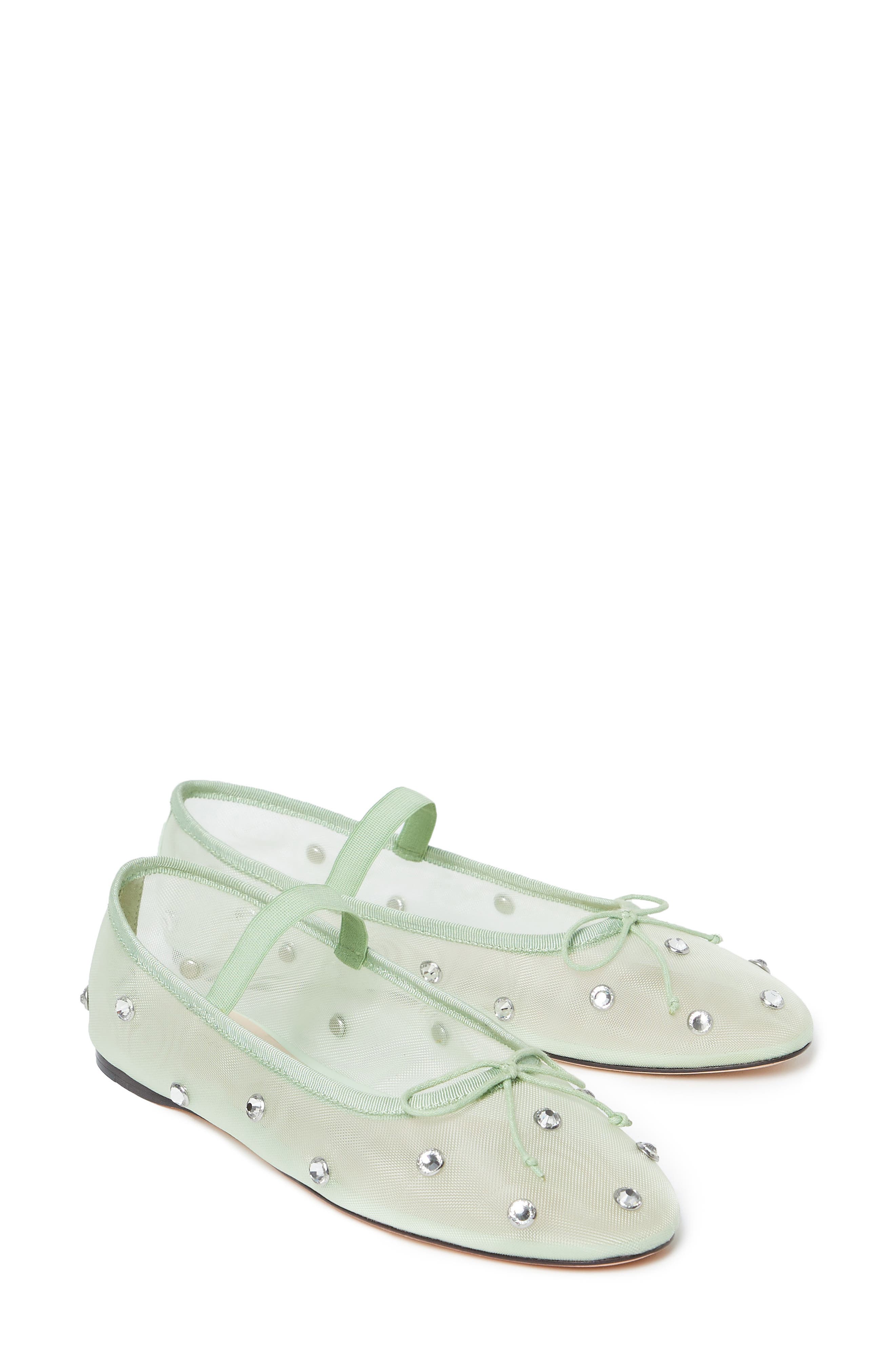 Loeffler Randall Leonie Mary Jane Ballet Flat, Alternate, color, Seafoam