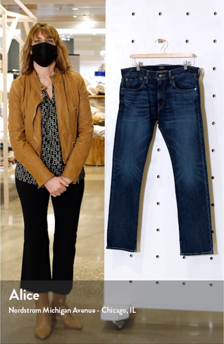 Men's Varick Slim Straight Leg Jeans, sales video thumbnail