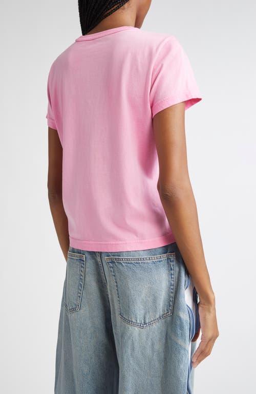 Alexander Wang Logo T-shirt In Pink