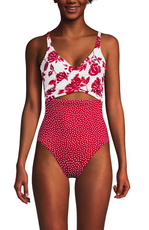 Wrap Monokini High Leg One Piece Swimsuit