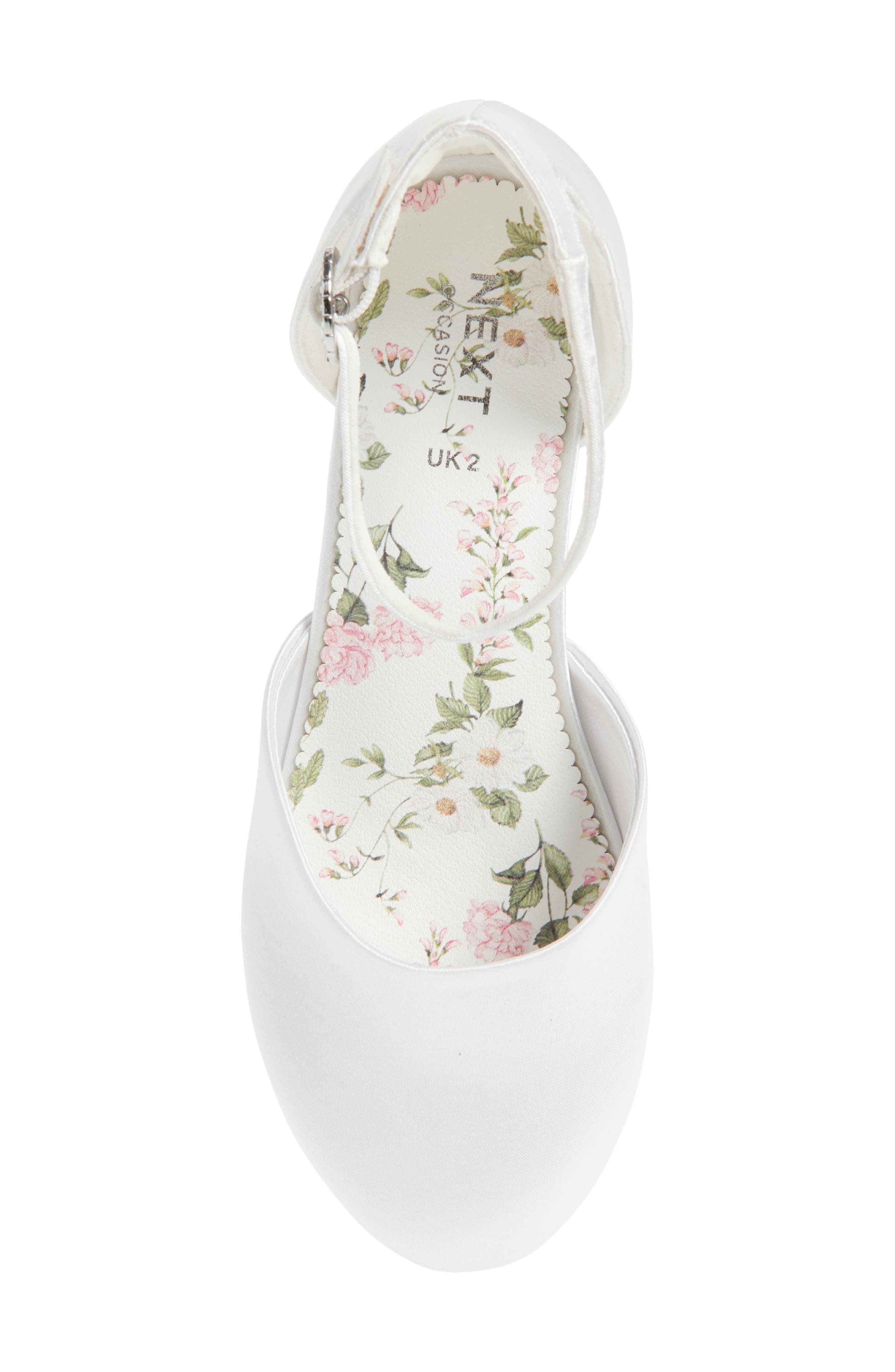 NEXT Kids
 Ankle Strap Pump, Alternate, color, White