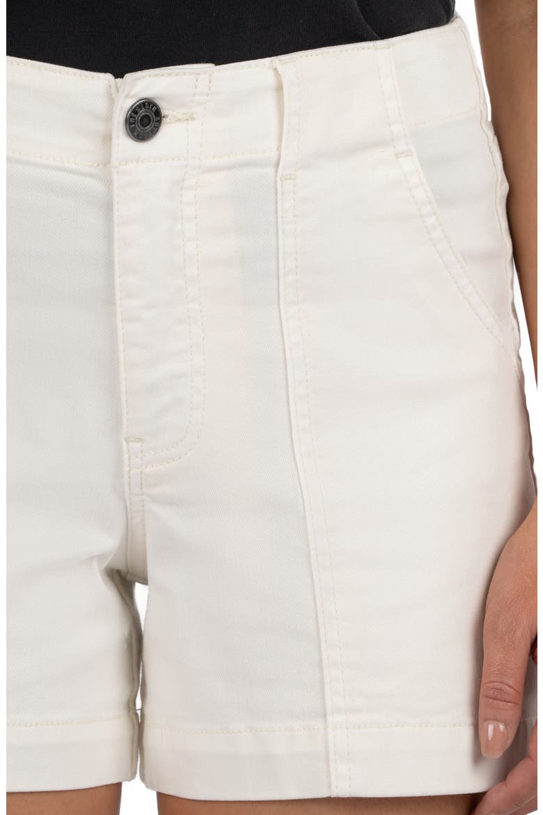 Jane High Waist Denim Shorts, Alternate, color, ECRU