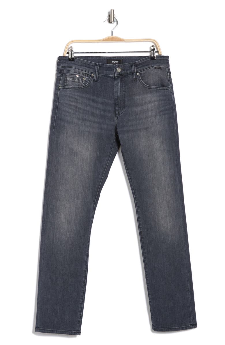 Mavi Jeans Jake Slim Fit Jeans, Alternate, color, Dark Smoke Tucson