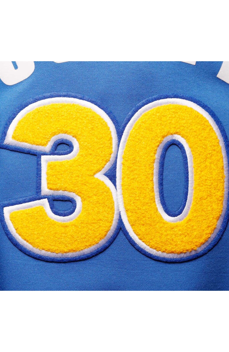 PRO STANDARD Men's Pro Standard Stephen Curry Royal Golden State Warriors Name & Number Short Sleeve Pullover Hoodie, Alternate, color, Royal