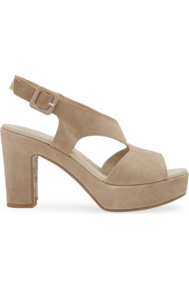 Cordani Taylin Platform Sandal, Alternate, color, Tortora Suede