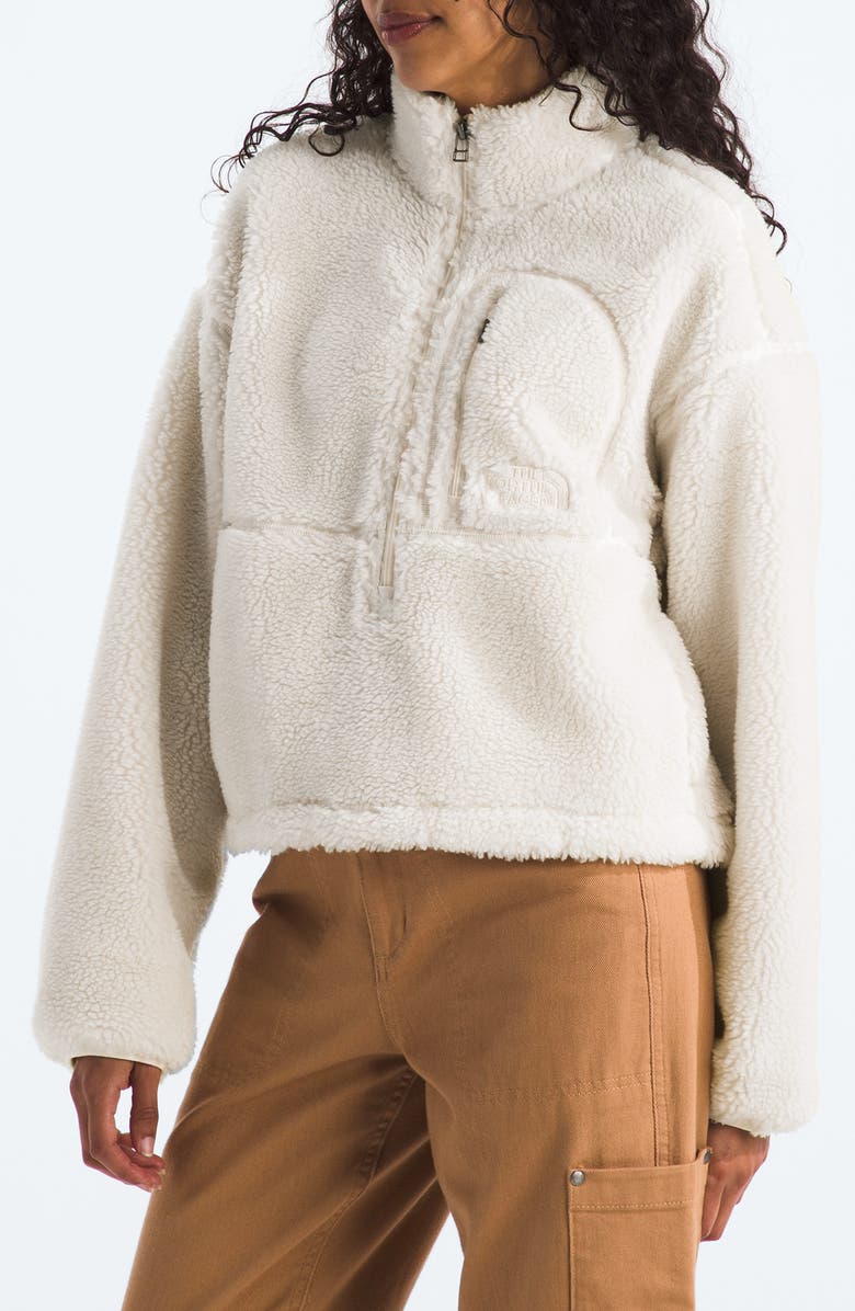 The North Face Extreme Pile Pullover, Alternate, color, White Dune