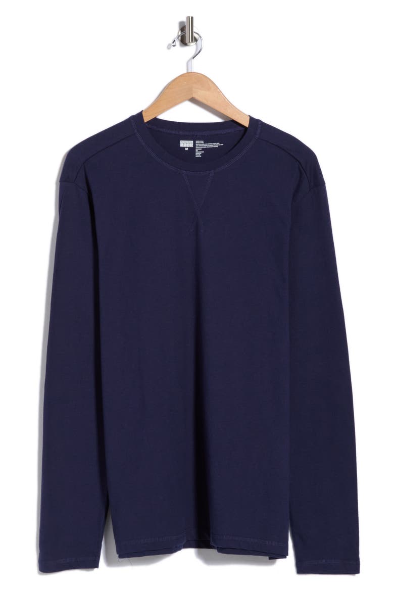 Lounge Long Sleeve T-Shirt, Main, color, NAVY PEACOAT