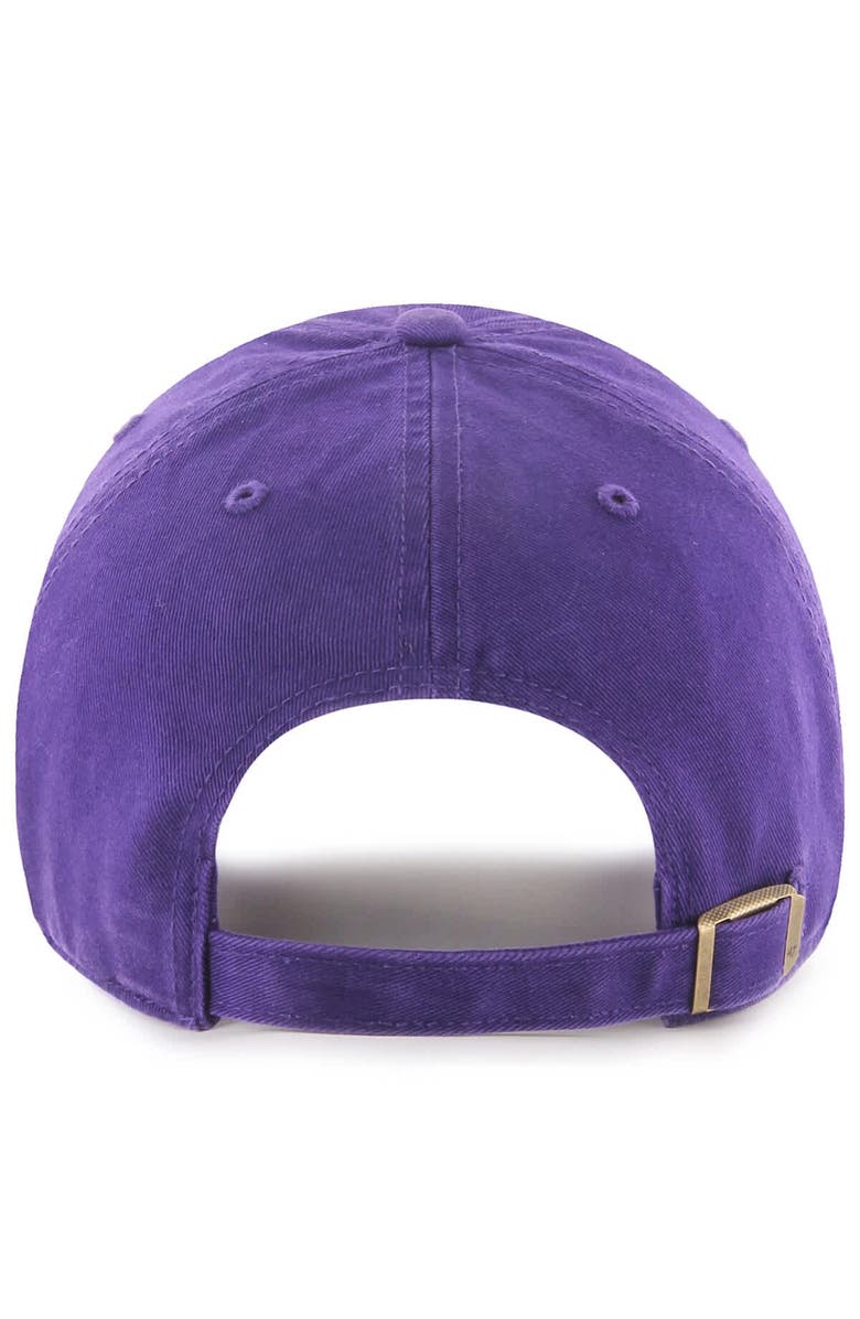 '47 Men's '47  Purple ECU Pirates Powder Purple Tonal Script Clean Up Adjustable Hat, Alternate, color, Purple