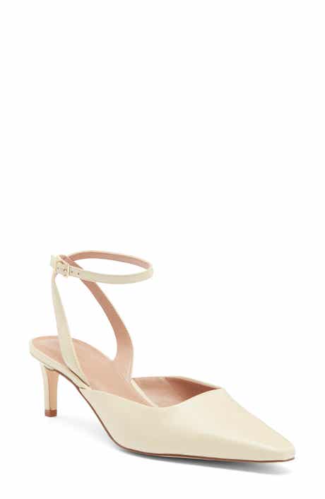 Nordstrom Greenwich Ankle Strap Pointed Toe Slingback Pump