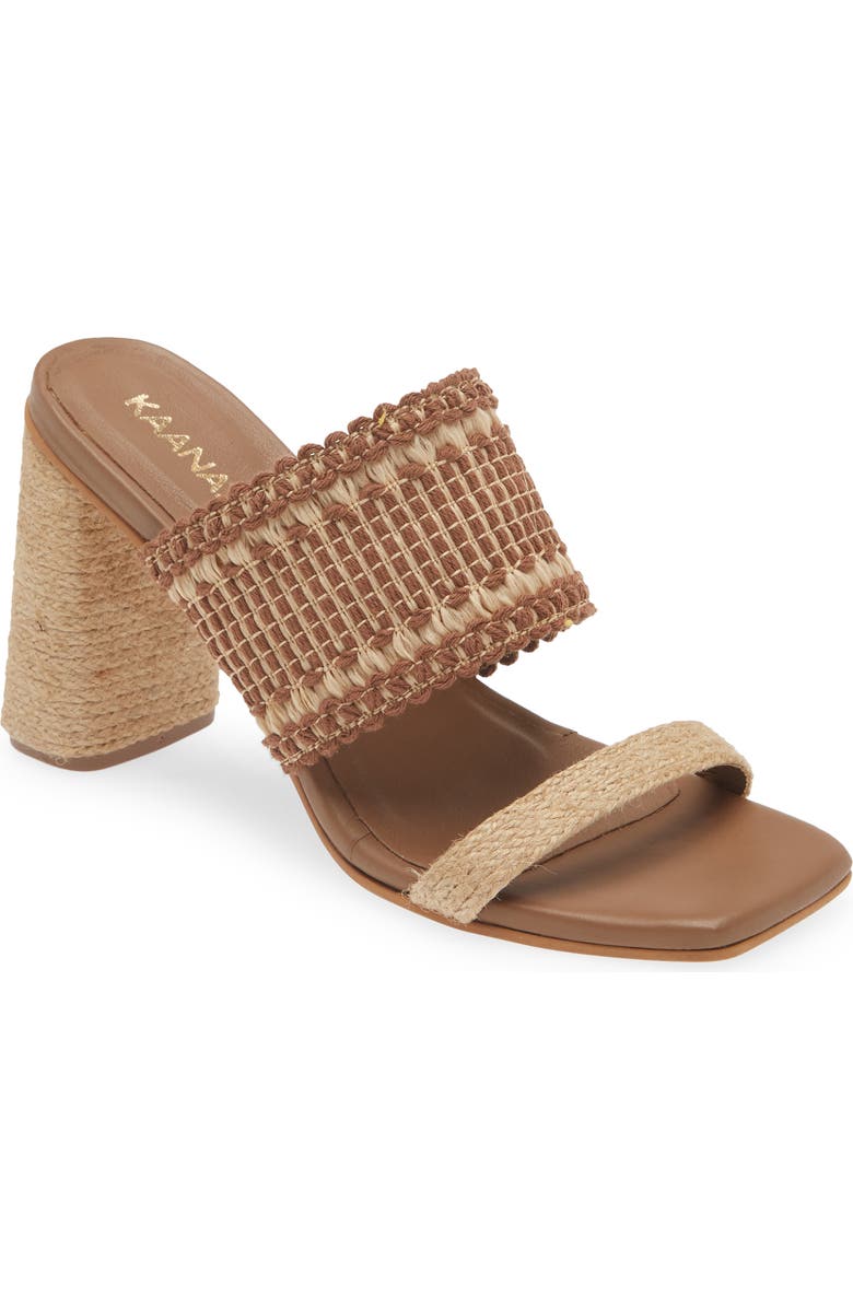 Kaanas Ramie Slide Sandal, Main, color,