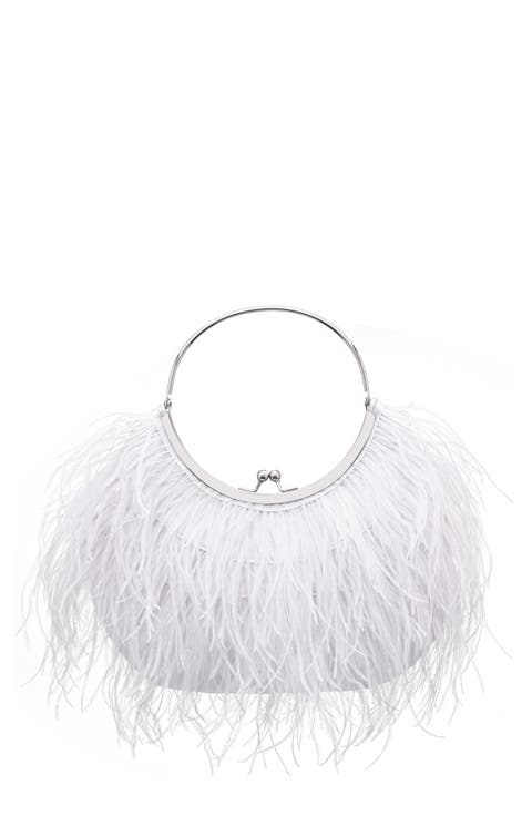 Splash Feather Handbag