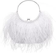 Nina Splash Feather Handbag