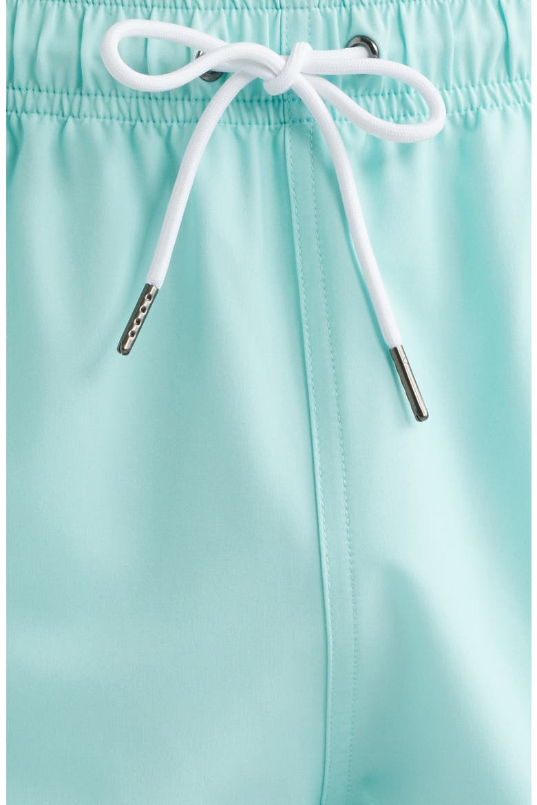Beach Blue Waves Swim Shorts, Alternate, color, LIGHT BLUE